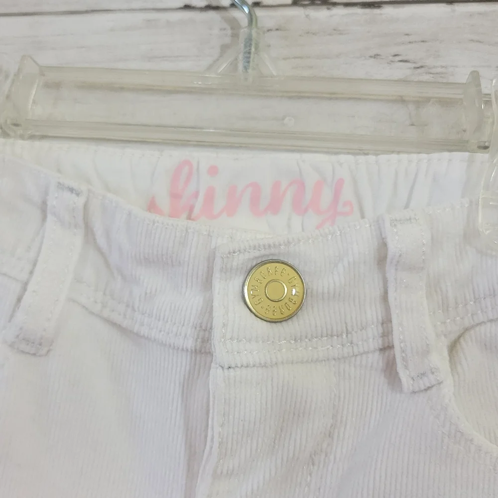 Little Girls Gymboree‎ Cords Corduroy Jeans in White Size 5